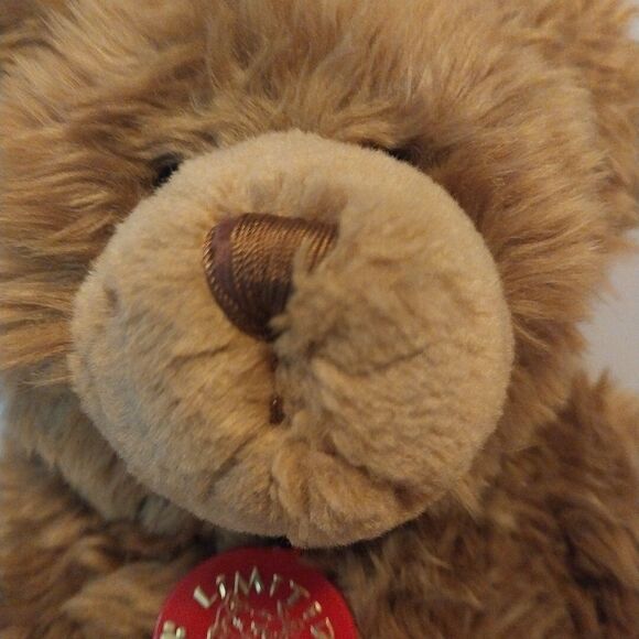 Vintage Centennial Build A Bear Brown Furry Plush Stuffie Medallion 2001 BAB 18" - Picture 14 of 16